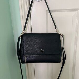 Kate Spade Leila Medium Pebbled Leather Shoulder Bag
